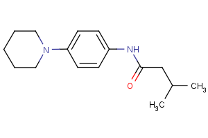 3-methyl-N-(4-piperidinophenyl)butanamide