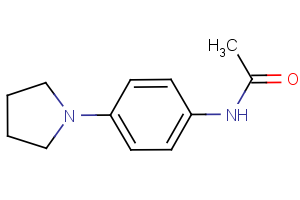 N-[4-(1-pyrrolidinyl)phenyl]acetamide
