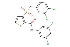 3-[(3,4-dichlorobenzyl)sulfonyl]-N-(3,5-dichlorophenyl)-2-thiophenecarboxamide
