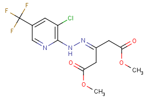 dimethyl 3-{2-[3-chloro-5-(trifluoromethyl)-2-pyridinyl]hydrazono}pentanedioate