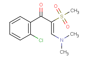 1-(2-chlorophenyl)-3-(dimethylamino)-2-(methylsulfonyl)-2-propen-1-one