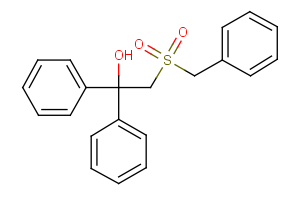 2-(benzylsulfonyl)-1,1-diphenyl-1-ethanol