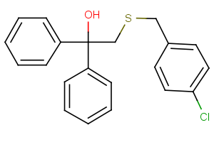 2-[(4-chlorobenzyl)sulfanyl]-1,1-diphenyl-1-ethanol