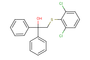 2-[(2,6-dichlorophenyl)sulfanyl]-1,1-diphenyl-1-ethanol