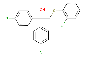 1,1-bis(4-chlorophenyl)-2-[(2-chlorophenyl)sulfanyl]-1-ethanol
