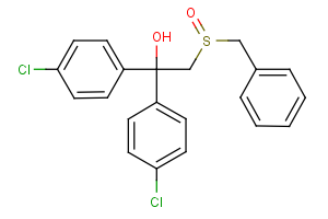 2-(benzylsulfinyl)-1,1-bis(4-chlorophenyl)-1-ethanol
