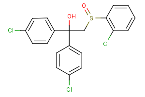 1,1-bis(4-chlorophenyl)-2-[(2-chlorophenyl)sulfinyl]-1-ethanol