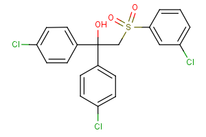 1,1-bis(4-chlorophenyl)-2-[(3-chlorophenyl)sulfonyl]-1-ethanol