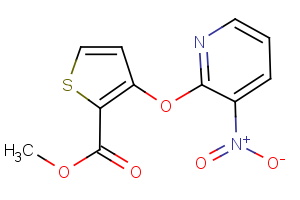 methyl 3-[(3-nitro-2-pyridinyl)oxy]-2-thiophenecarboxylate