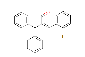 2-[(2,5-difluorophenyl)methylene]-3-phenyl-1-indanone
