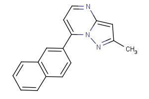 2-methyl-7-(2-naphthyl)pyrazolo[1,5-a]pyrimidine