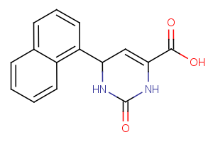 6-(1-naphthyl)-2-oxo-1,2,3,6-tetrahydro-4-pyrimidinecarboxylic acid