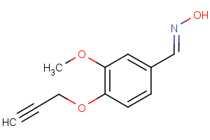 3-methoxy-4-(2-propynyloxy)benzenecarbaldehyde oxime
