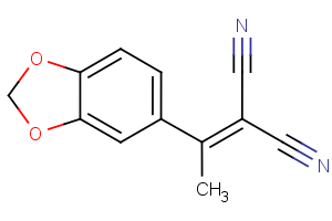 2-[1-(1,3-benzodioxol-5-yl)ethylidene]malononitrile
