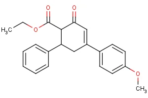 ethyl 4-(4-methoxyphenyl)-2-oxo-6-phenyl-3-cyclohexene-1-carboxylate