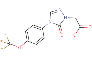 2-{5-oxo-4-[4-(trifluoromethoxy)phenyl]-4,5-dihydro-1H-1,2,4-triazol-1-yl}acetic acid