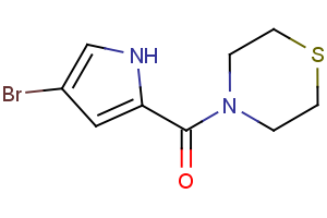 (4-bromo-1H-pyrrol-2-yl)(1,4-thiazinan-4-yl)methanone