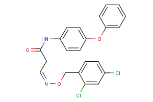 3-{[(2,4-dichlorobenzyl)oxy]imino}-N-(4-phenoxyphenyl)propanamide