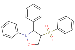 2,3-diphenyl-4-(phenylsulfonyl)tetrahydroisoxazole