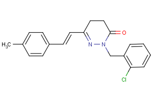 2-(2-chlorobenzyl)-6-(4-methylstyryl)-4,5-dihydro-3(2H)-pyridazinone