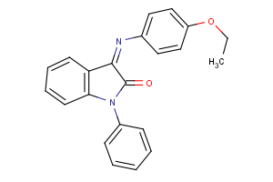3-[(4-ethoxyphenyl)imino]-1-phenyl-1,3-dihydro-2H-indol-2-one