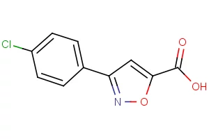 3-(4-Chlorophenyl)-5-isoxazolecarboxylic acid