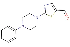 2-(4-phenylpiperazino)-1,3-thiazole-5-carbaldehyde