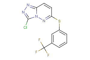 3-chloro-6-{[3-(trifluoromethyl)phenyl]sulfanyl}[1,2,4]triazolo[4,3-b]pyridazine