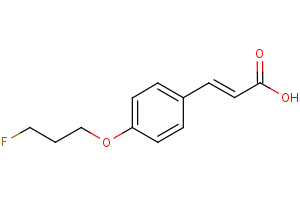 3-[4-(3-fluoropropoxy)phenyl]-2-propenoic acid