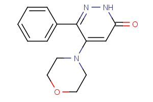 5-morpholino-6-phenyl-3(2H)-pyridazinone