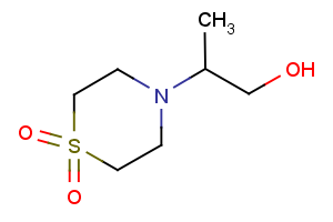 4-(2-hydroxy-1-methylethyl)-1lambda~6~,4-thiazinane-1,1-dione