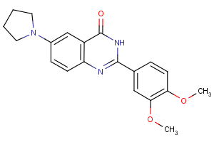 2-(3,4-dimethoxyphenyl)-6-(1-pyrrolidinyl)-4(3H)-quinazolinone