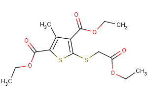 diethyl 5-[(2-ethoxy-2-oxoethyl)sulfanyl]-3-methyl-2,4-thiophenedicarboxylate