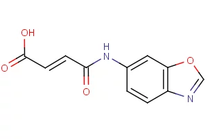 (E)-4-(1,3-benzoxazol-6-ylamino)-4-oxo-2-butenoic acid