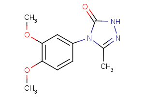 4-(3,4-dimethoxyphenyl)-5-methyl-2,4-dihydro-3H-1,2,4-triazol-3-one