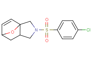 3-[(4-chlorophenyl)sulfonyl]-10-oxa-3-azatricyclo[5.2.1.0~1,5~]dec-8-ene