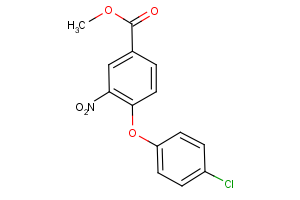 methyl 4-(4-chlorophenoxy)-3-nitrobenzenecarboxylate