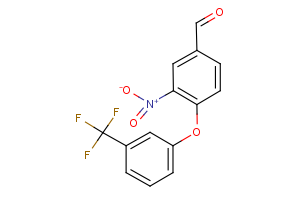 3-Nitro-4-[3-(trifluoromethyl)phenoxy]benzene carbaldehyde