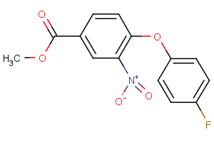 methyl 4-(4-fluorophenoxy)-3-nitrobenzenecarboxylate