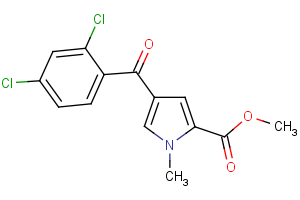 Methyl 4-(2,4-dichlorobenzoyl)-1-methyl-1H- pyrrole-2-carboxylate