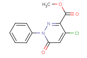 methyl 4-chloro-6-oxo-1-phenyl-1,6-dihydro-3-pyridazinecarboxylate