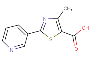 4-methyl-2-(3-pyridinyl)-1,3-thiazole-5-carboxylic acid