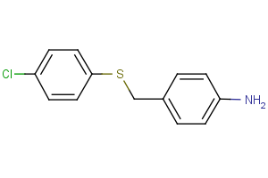 4-{[(4-chlorophenyl)sulfanyl]methyl}phenylamine
