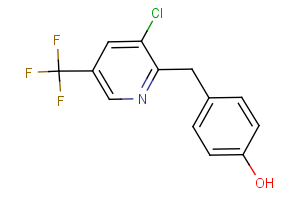 4-{[3-chloro-5-(trifluoromethyl)-2-pyridinyl] methyl}benzenol