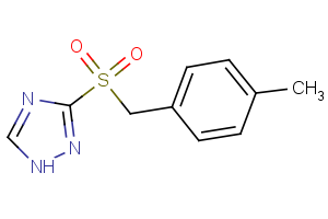 4-methylbenzyl 1H-1,2,4-triazol-3-yl sulfone