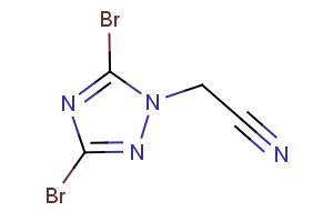 2-(3,5-dibromo-1H-1,2,4-triazol-1-yl)acetonitrile