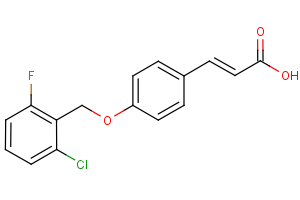 3-{4-[(2-chloro-6-fluorobenzyl)oxy]phenyl}acrylic acid