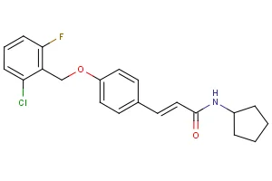 (E)-3-{4-[(2-chloro-6-fluorobenzyl)oxy]phenyl}-N-cyclopentyl-2-propenamide