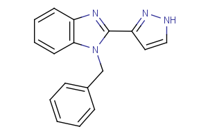 1-benzyl-2-(1H-pyrazol-3-yl)-1H-1,3-benzimidazole
