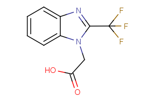 2-[2-(trifluoromethyl)-1H-1,3-benzimidazol-1-yl]acetic acid